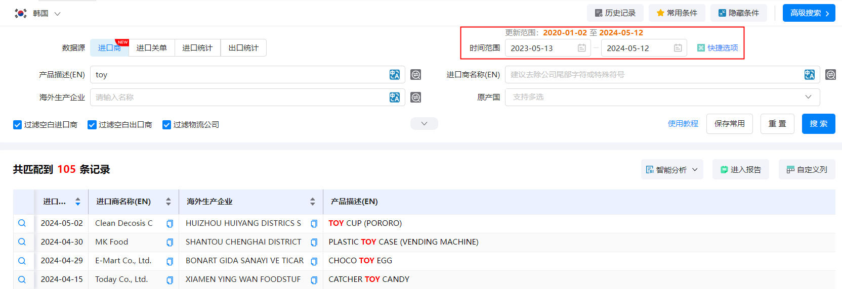 韩国外贸数据,外贸数据,凯发K8外贸数据